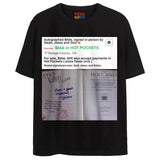 SIGNED BIBLE T-Shirts DTG Small BLACK 