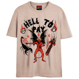 HELL TO PAY T-Shirts DTG Small Tan 