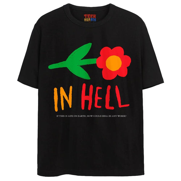 IN HELL T-Shirts DTG Small Black 