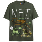 NFTs T-Shirts DTG Small Green 