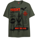 FREAKS T-Shirts DTG Small Green 
