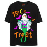 TRICK OR TREAT T-Shirts DTG Small Black 