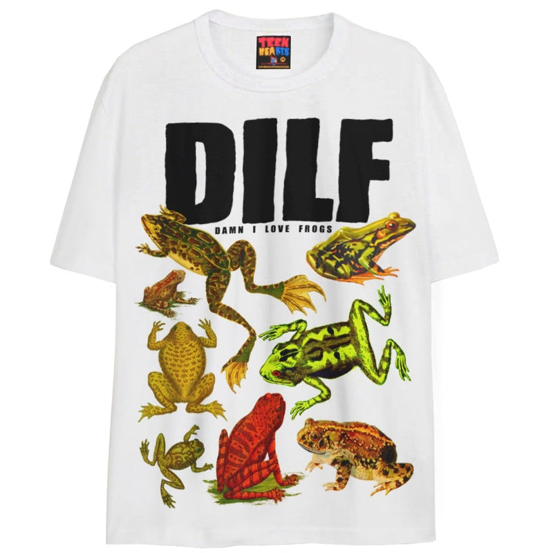 DILF T-Shirts DTG Small WHITE 