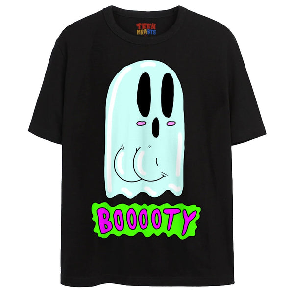 BOOOTY T-Shirts DTG Small Black 