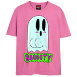 BOOOTY T-Shirts DTG Small Pink 