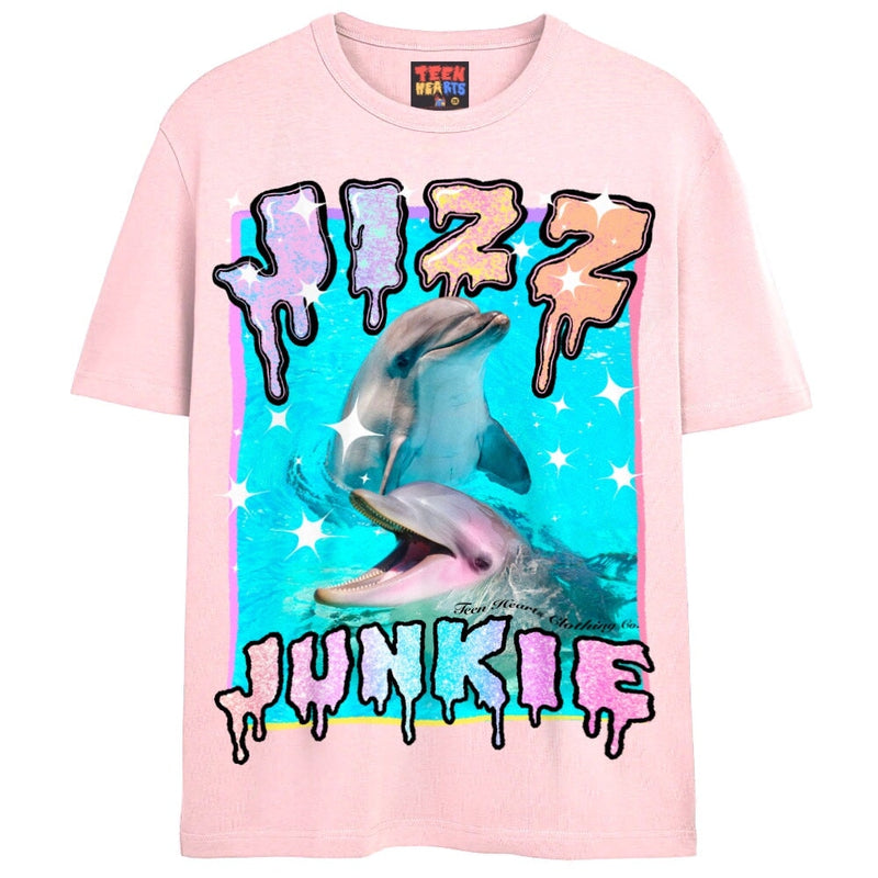 JUNKIE T-Shirts DTG Small Pink 