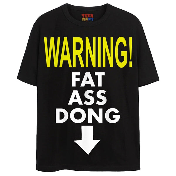 FAT ASS DONG T-Shirts DTG Small Black 