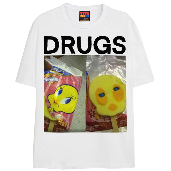 HIGH AF T-Shirts DTG Small White 
