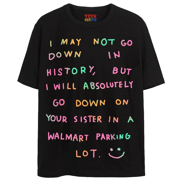 DOWN IN HISTORY T-Shirts DTG Small Black 