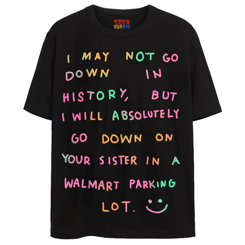 DOWN IN HISTORY T-Shirts DTG Small Black 