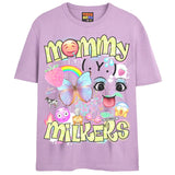 MOMMY MILKERS T-Shirts DTG Small Lavender 