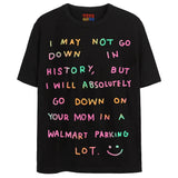 DOWN IN HISTORY T-Shirts DTG Small BLACK 