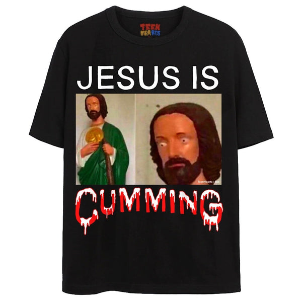 JESUS IS... T-Shirts DTG Small Black 