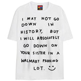 DOWN IN HISTORY T-Shirts DTG Small White 