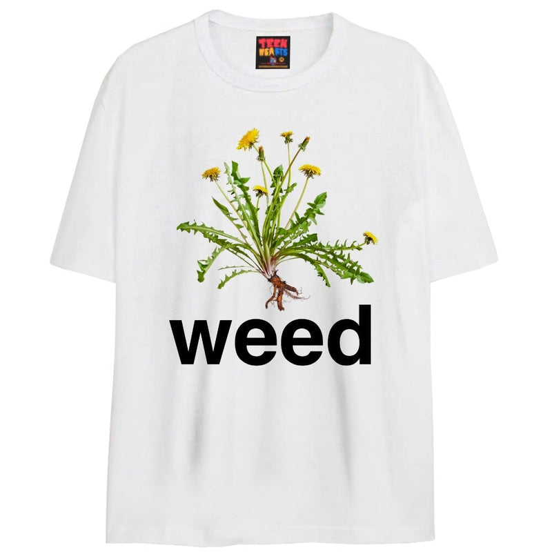 damn weeds T-Shirts DTG Small WHITE 
