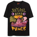 NATURAL POWER T-Shirts DTG Small Black 