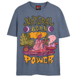NATURAL POWER T-Shirts DTG Small Blue 