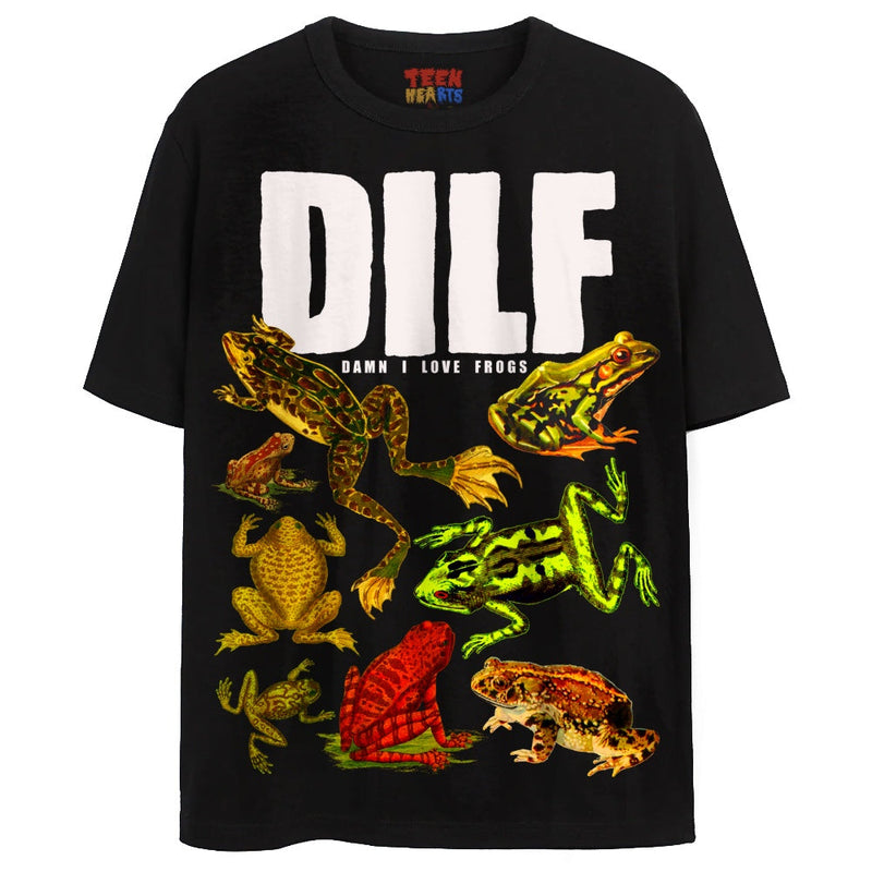 DILF T-Shirts DTG Small BLACK 