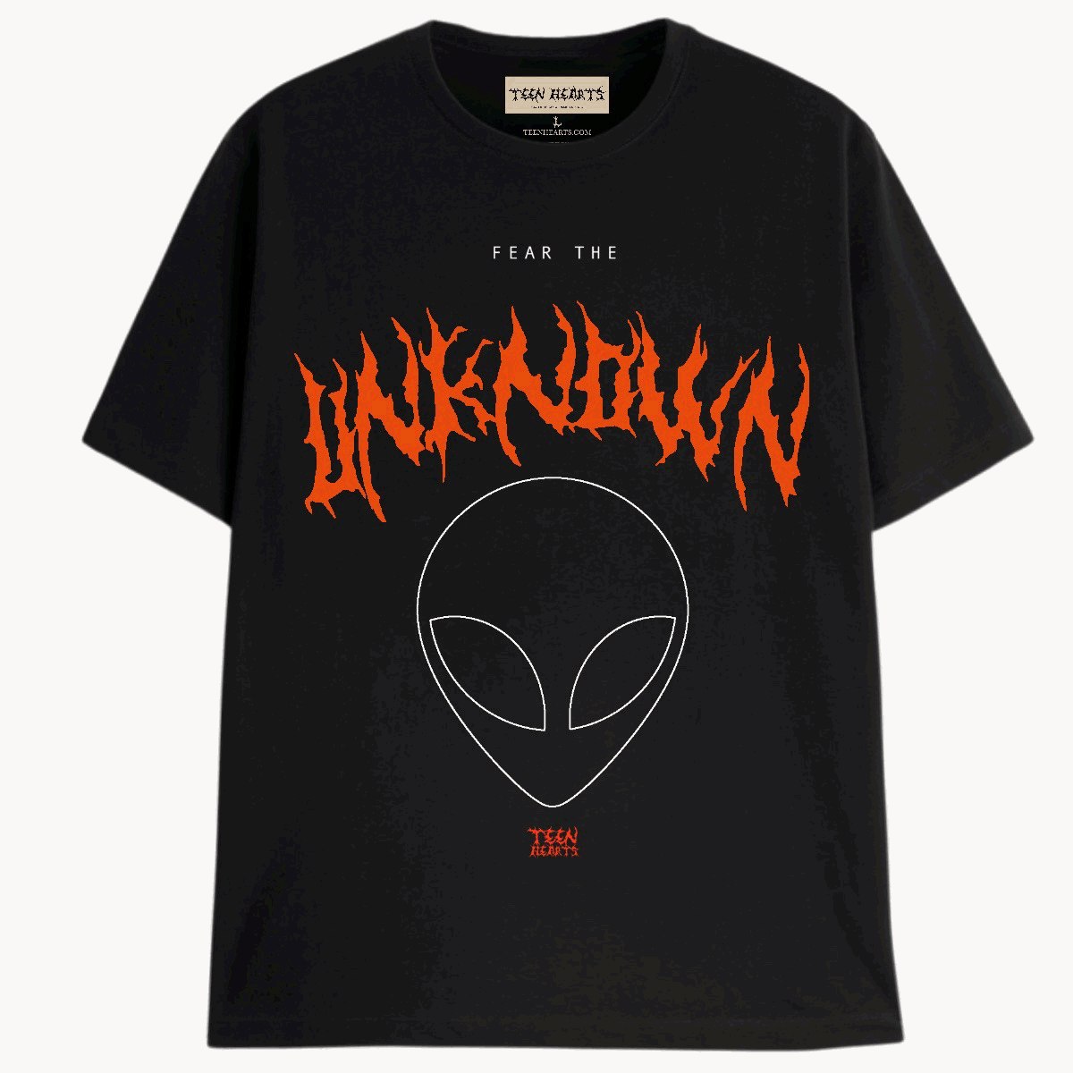 THE UNKNOWN | Black Tee – Teen Hearts Clothing