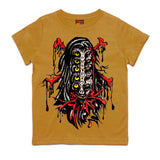 YOUTH - BONES T-Shirts DTG Small Yellow 