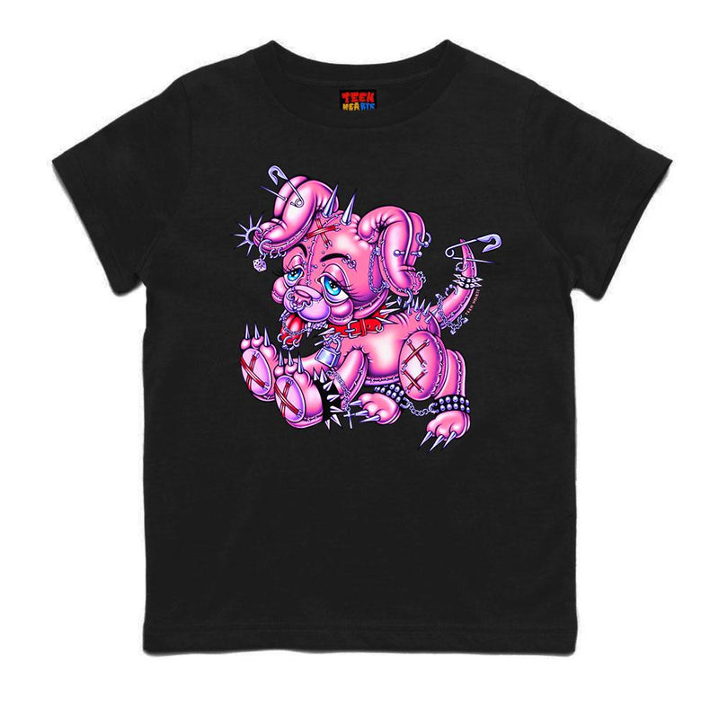 YOUTH - PUNK PUPPY T-Shirts DTG Small Black 