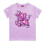 YOUTH - PUNK PUPPY T-Shirts DTG Small Lavender 