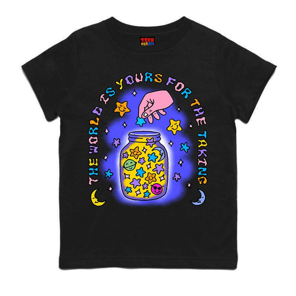 YOUTH - MOONBEAMS T-Shirts DTG Small Black 