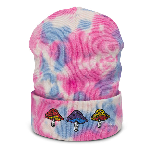 MUSHROOM TIE-DYE Teen Hearts Clothing - STAY WEIRD Cotton Candy 