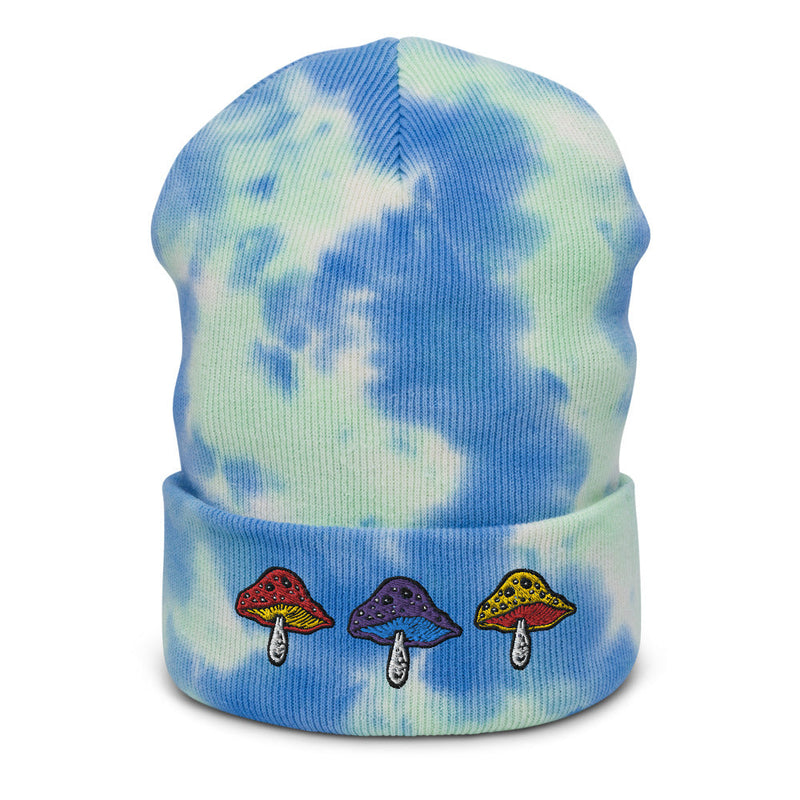 MUSHROOM TIE-DYE Teen Hearts Clothing - STAY WEIRD Sky 