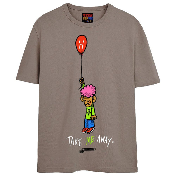 TAKE ME AWAY T-Shirts DTG Small TAN 