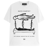 TRY ALIEN T-Shirts DTG Small WHITE 