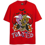 TWISTED T-Shirts DTG Small Red 
