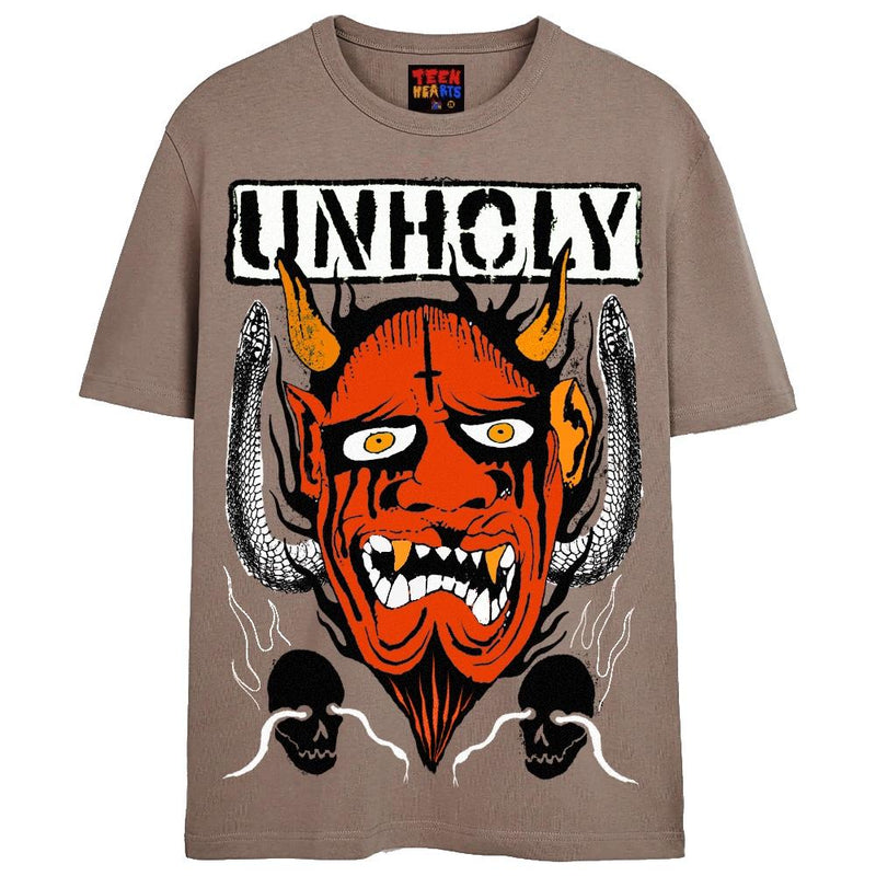 UNHOLY T-Shirts DTG Small Tan 