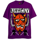 UNHOLY T-Shirts DTG Small Purple 