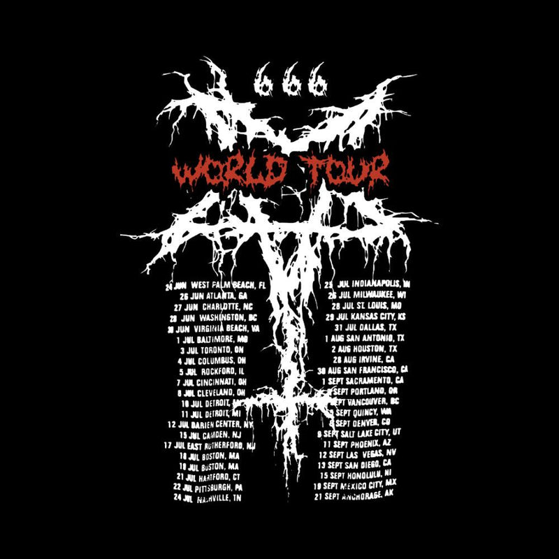 METAL TOUR TEE T-Shirts DTG 