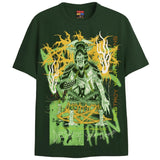 WAR GOAT T-Shirts DTG Small Dark Green 