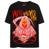 WICKED WORSHIP T-Shirts DTG Small Black 
