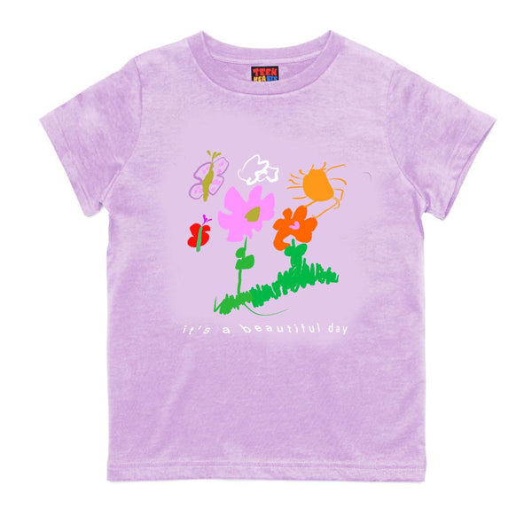 beautiful day T-Shirts DTG Small Lavender 